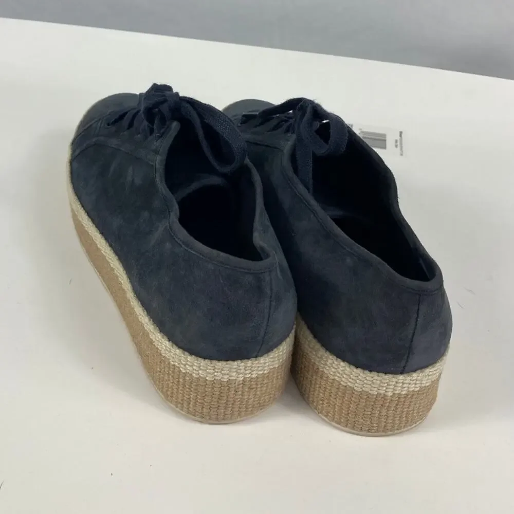 Vince Womans Windell Lace Up Espadrille - Blue Size 7.5M